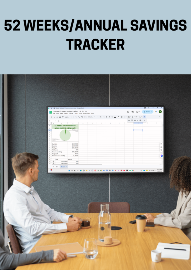 Savings tracker