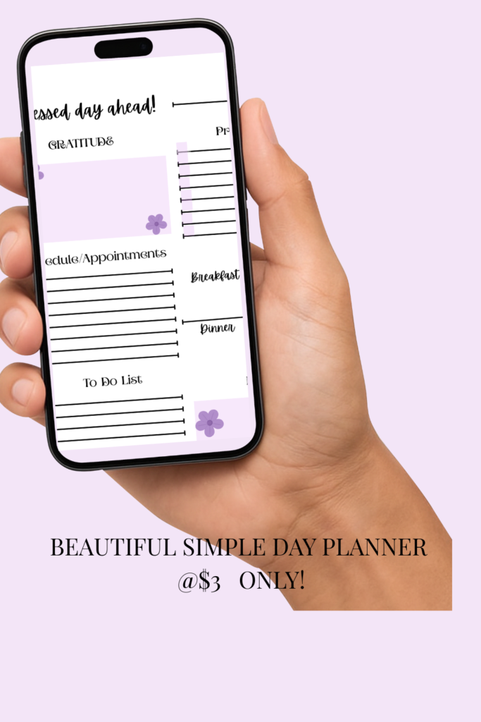 printable daily planner